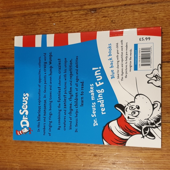 One Fish Two Fish Red Fish Blue Fish by Dr Seuss Childrens Book - Picture 2 of 2